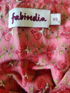 Fabindia Coral Motif Top