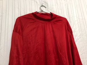 Badger Red Long Sleeve T Shirt