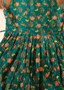 Green Long Frock