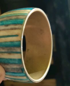 Branded Bronze resin Handcrafted Bangle 26/2.6
