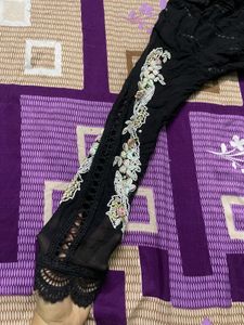 🖤Black Embroidered Sleeve Dress🖤