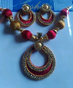 Silk Thread Jewellery Sets