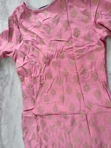 Pink &amp; Gold Kurti New One