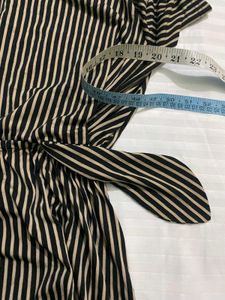 Striped Shirt Dress Bust Till 40 Stretchy