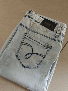 Light Wash Denim Joggers