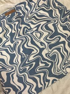 Swirl Print Mini Skirt