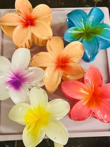 Flower Claw Hair Clips