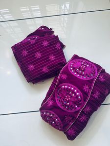 Magenta Heavy gown