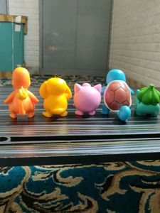 Pokemon Charector Toy 5 Piece