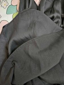 Elegant Black Side Cut-Out Dress