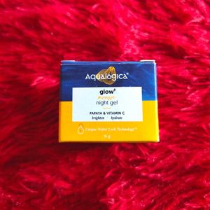 Aqualogica Glow+ Mousse Vitamin C Night Gel with P