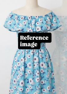 Floral Off-Shoulder Dress - Brand new with Tag