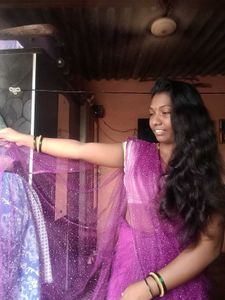 Elegant Purple Saree