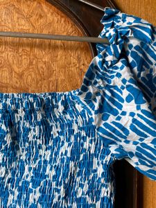 Blue And White Summer Dress