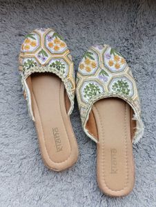Kiara Embroidered Mules