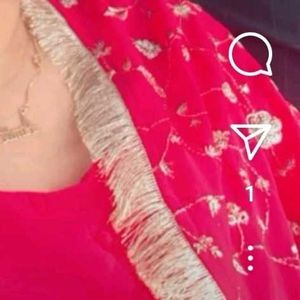 Rani Pink Anarkali Suit