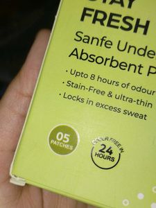 Sanfe Underarm Sweat Patches