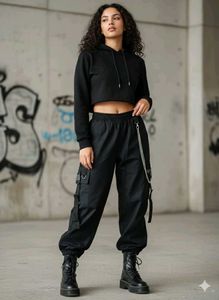 Black Cargo Pants
