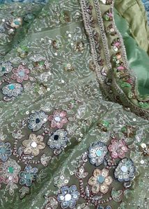 Peacock Heavy 16 Kali Ka Lehna One Time Used Only