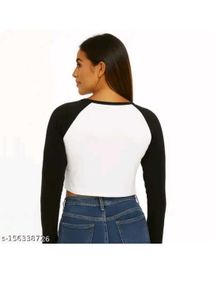 Princess Long Sleeve Crop Top