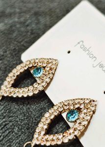 Teardrop Rhinestone Earrings