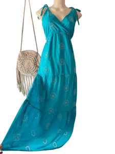 Stunning Turquoise Maxi Dress 👗