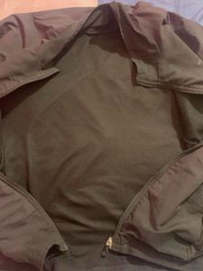 Brown Windbreaker Jacket