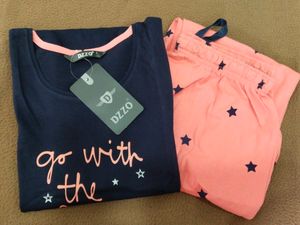 Dzzo Comfortable Night Suit For Girls,Women