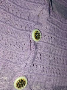 Lavender Knit Vest