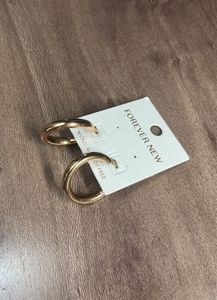 anti tarnish golden hoops new