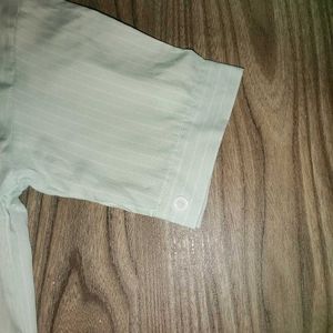 Stripe Pocket Placket Blouse