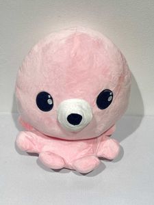 Pink Plush Octopus