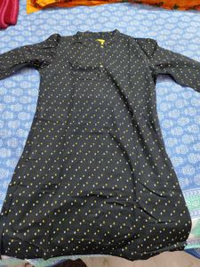 Bewakoof Men Black Printed Kurta
