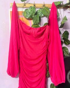 Pink Bodycon Mini Dress