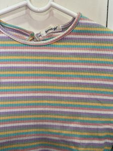 Striped Cropped Top