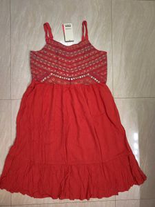 Casual Embroidered Sundress