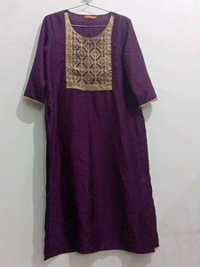 Elegant Purple Kurta XXL size