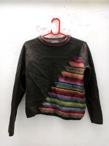Brown Korean  Sweatshirt
