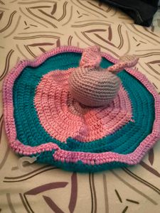 Handmade Crocheted Lovey Blanket
