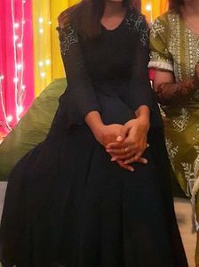 Dark Green Long Anarkali Gown For Women