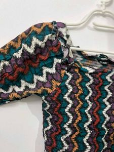 multi colour crop top