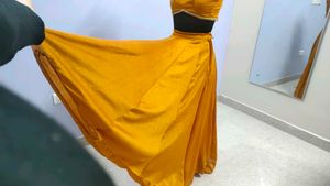 Mustard Colour Designer Boutique Piece For Haldi