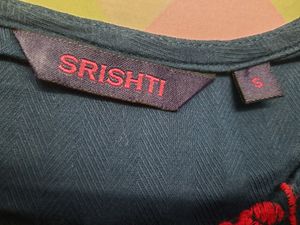 Srishti Dark Blue Women&#39;s Kurti Size S