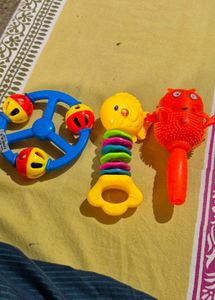 Pack Of 4 Kids Playing Toys