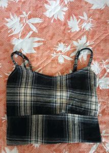 Plaid Crop Top