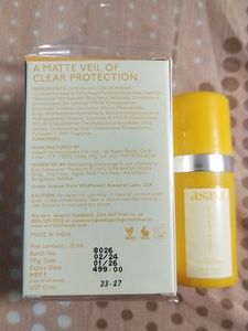 asaya Matte Sheerscrern SPF 50+Pa++++