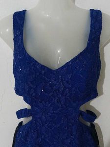 ROYAL BLUE SHIMMERY BODYCON Dress