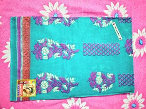 Traditional Printed Saree With Stitched Peticoat