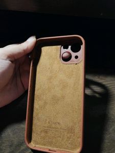 iphone 13 back cover - brown color