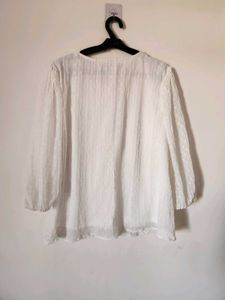 White Long Sleeve Blouse